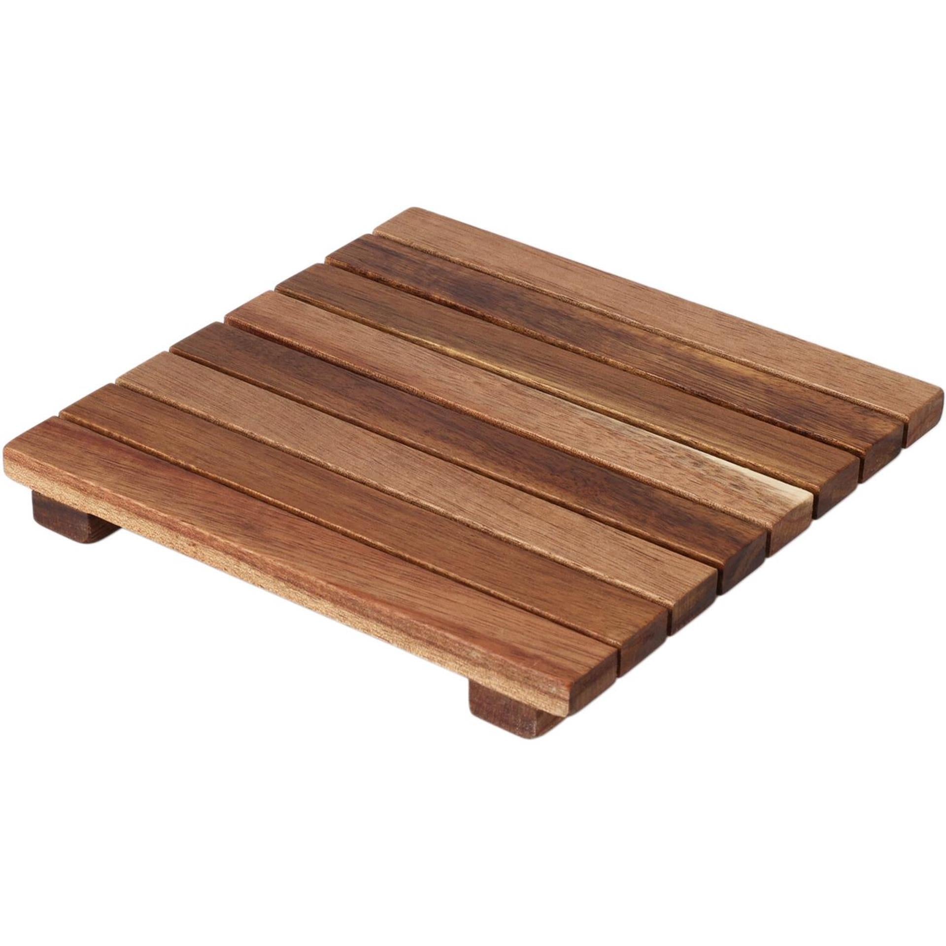 Home styling coaster acacia 18x18cm-0