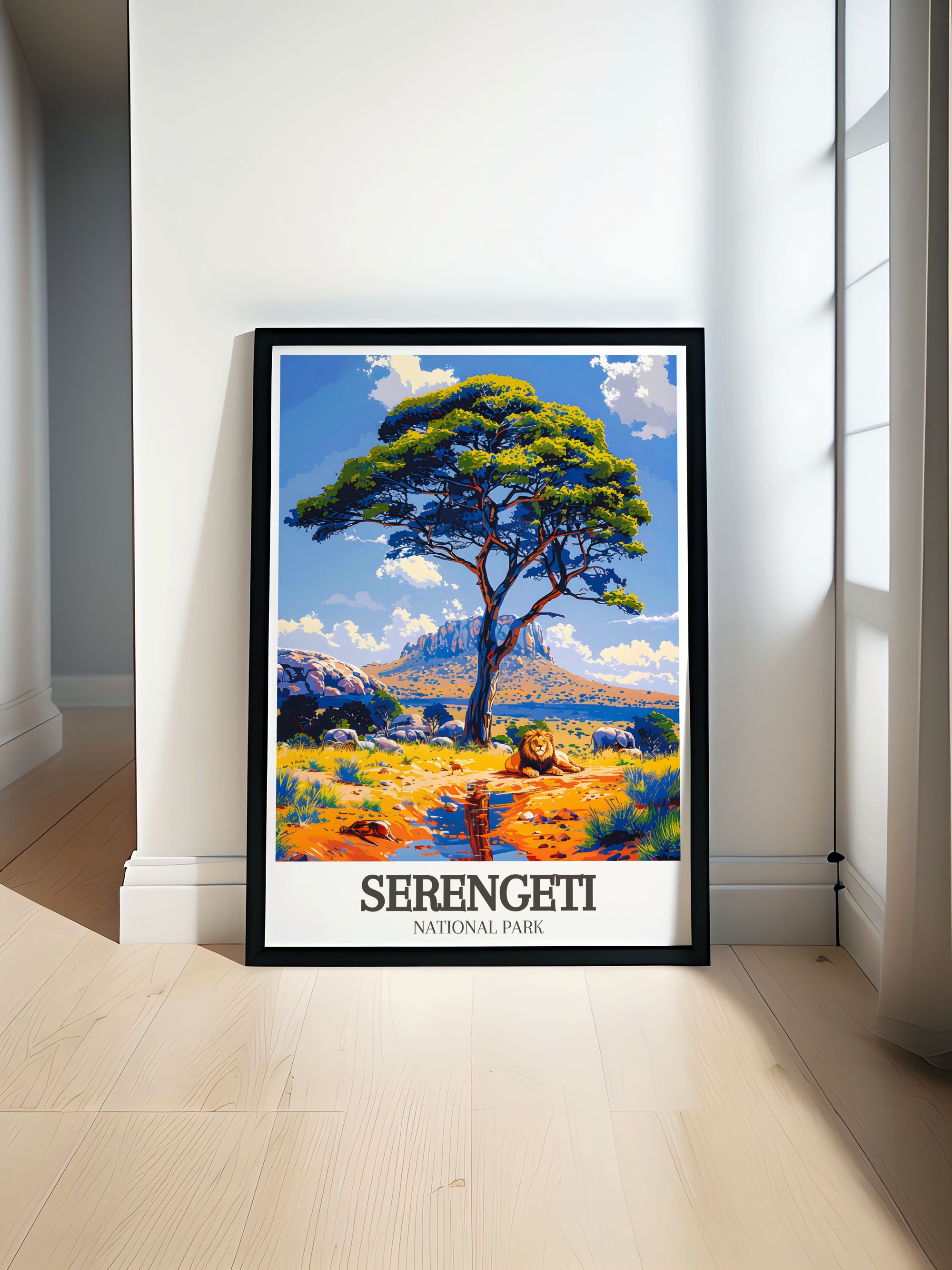 Serengeti Custom Prints - Acacia Tree  Prints - Wildlife Art - Savanna  Art - Tanzania Wall Decor