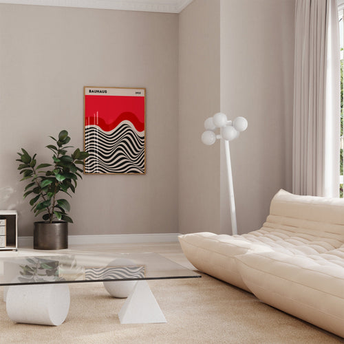 Bauhaus Ausstellung Poster · Geschenkidee · Bauhaus Design · Bauhaus Wandkunst · Wand Deko · Deko Print ohne Rahmen-1