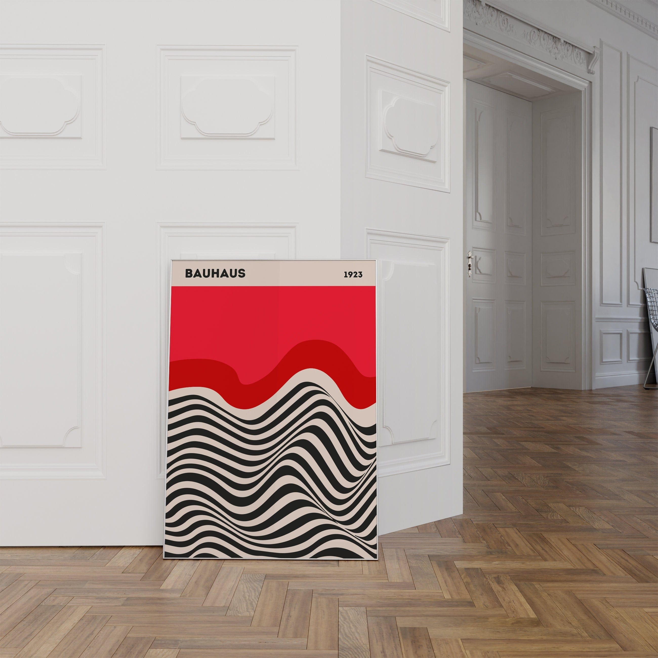Bauhaus Ausstellung Poster · Geschenkidee · Bauhaus Design · Bauhaus Wandkunst · Wand Deko · Deko Print ohne Rahmen-0