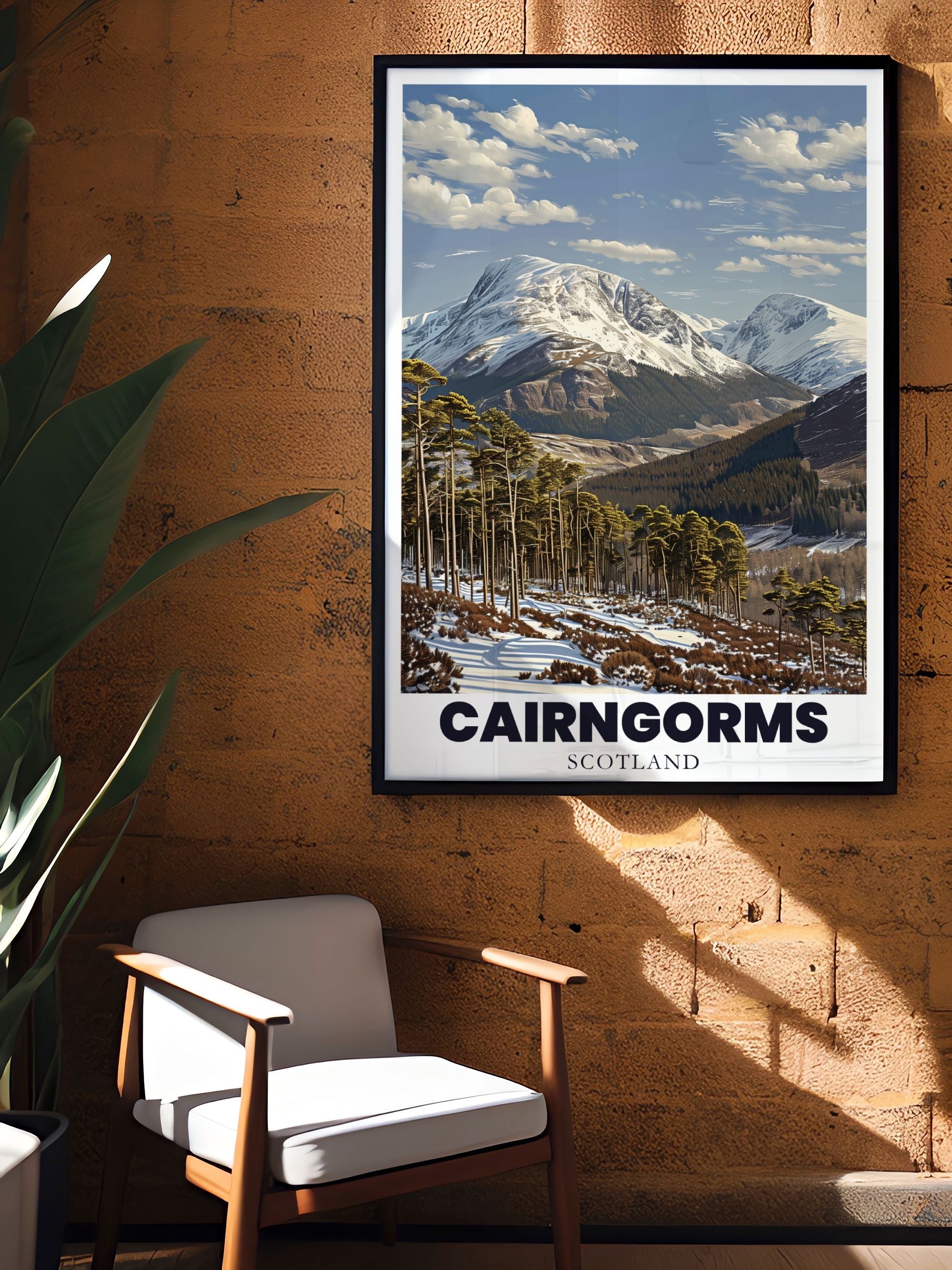 Cairngorms  Art - Cairngorms Mountain Range Prints - Scotland Wall Decor
