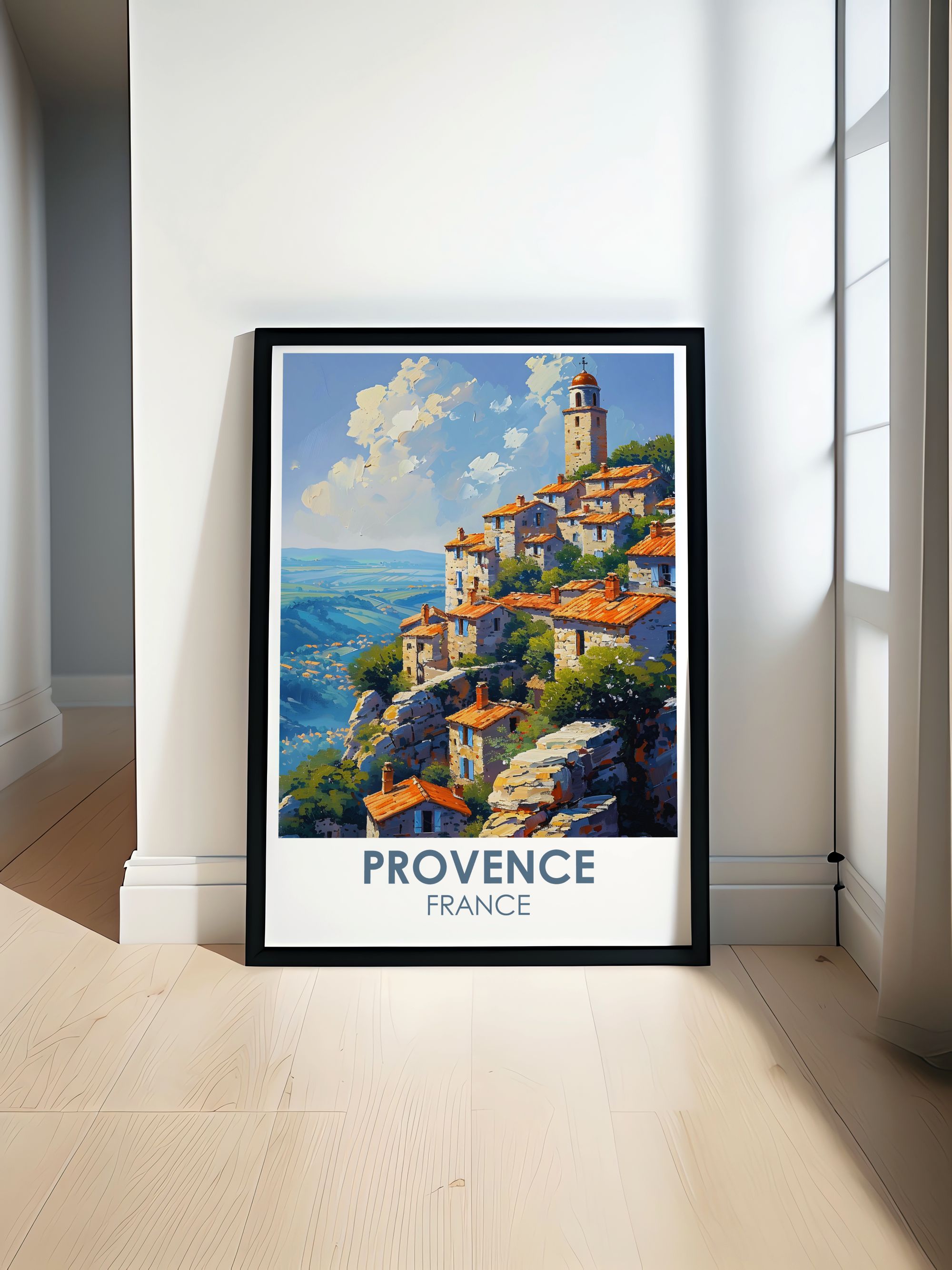Provence Custom Prints Gordes Fine Art Prints France Modern Wall Decor