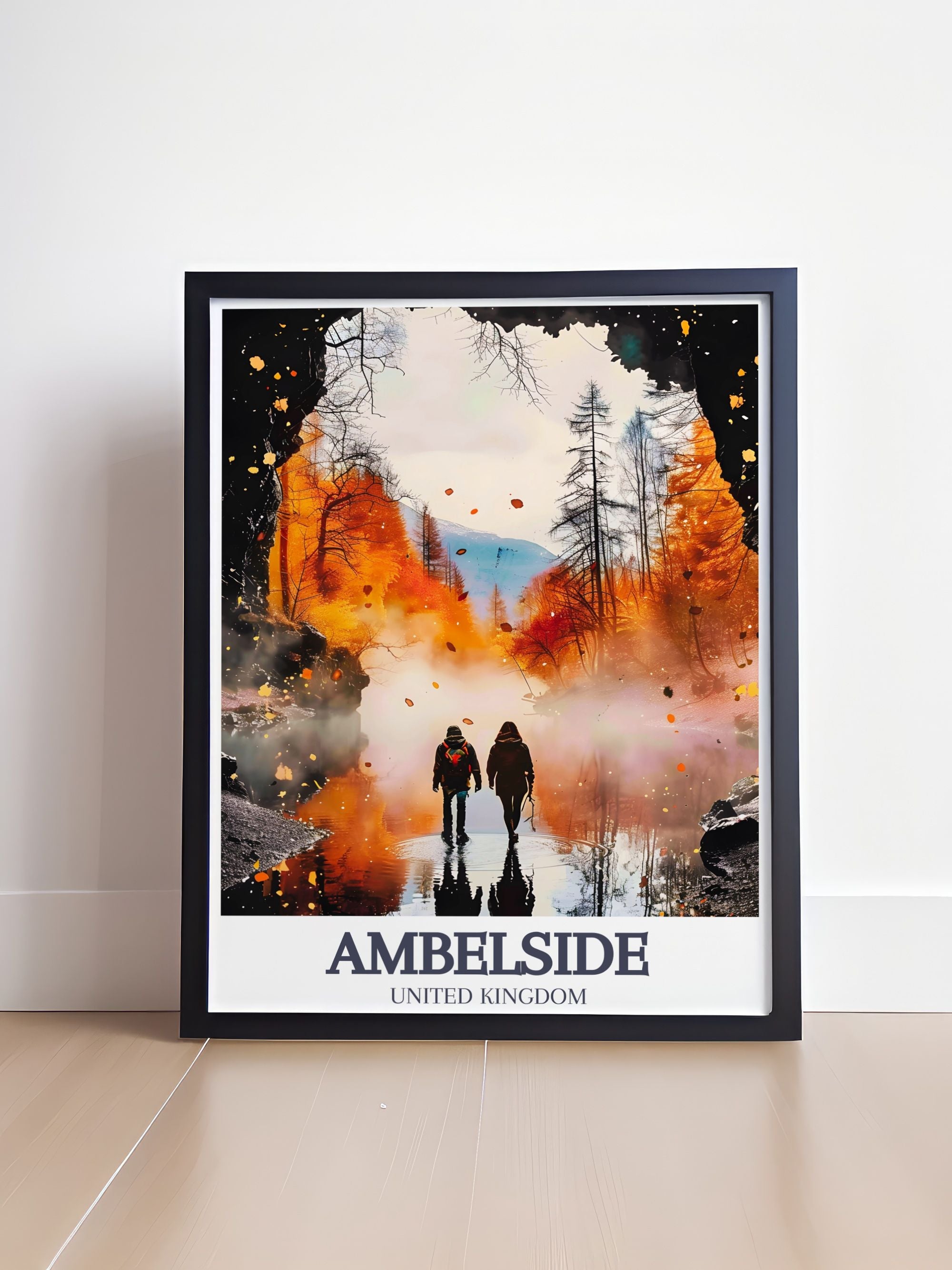 Ambleside Wall Art Rydal Cave Prints Rydal Mount Posters Uk Art Decor