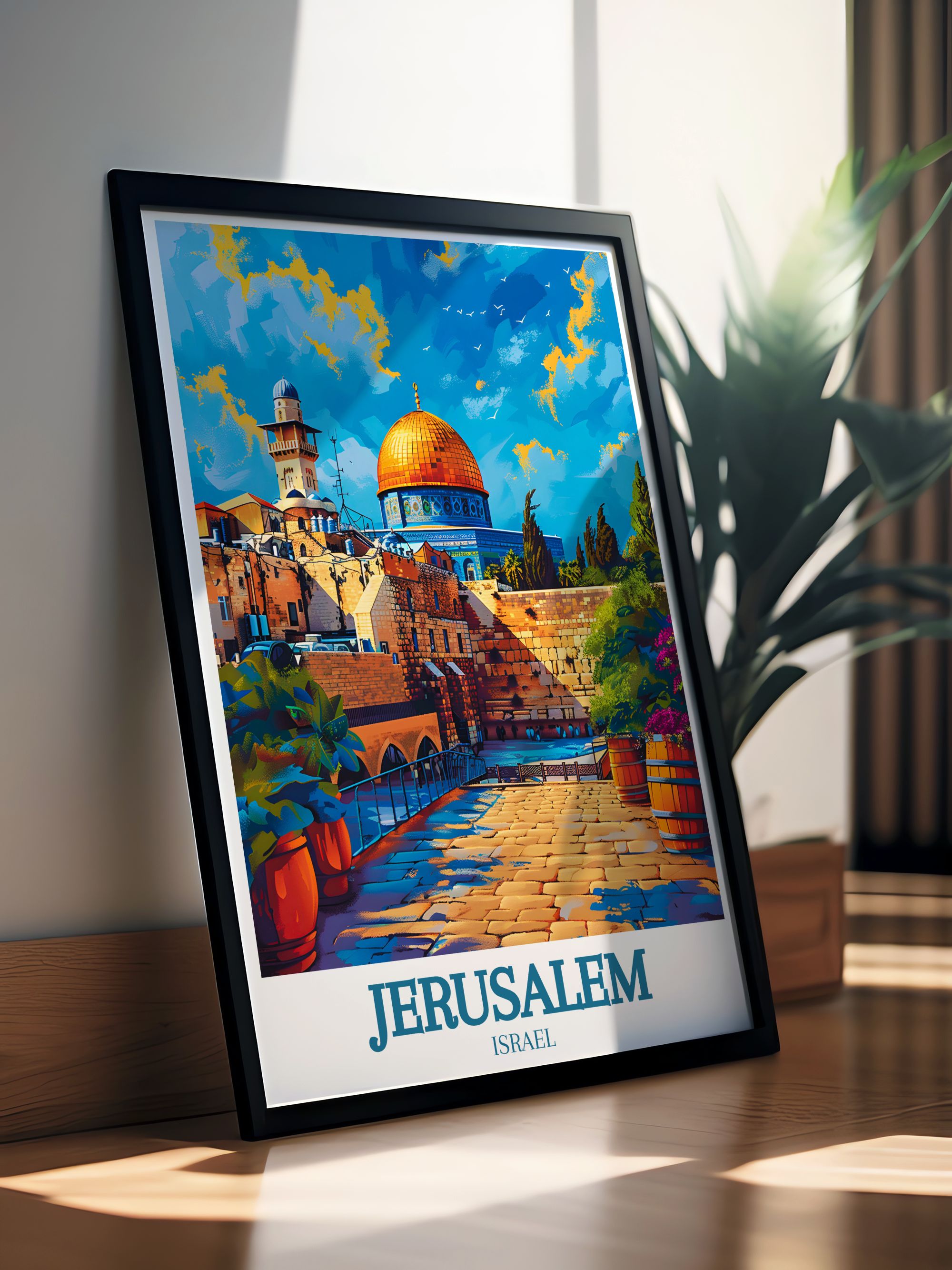 Israel Canvas Art - Jerusalem Home Decor  - Western Wall  Art Prints