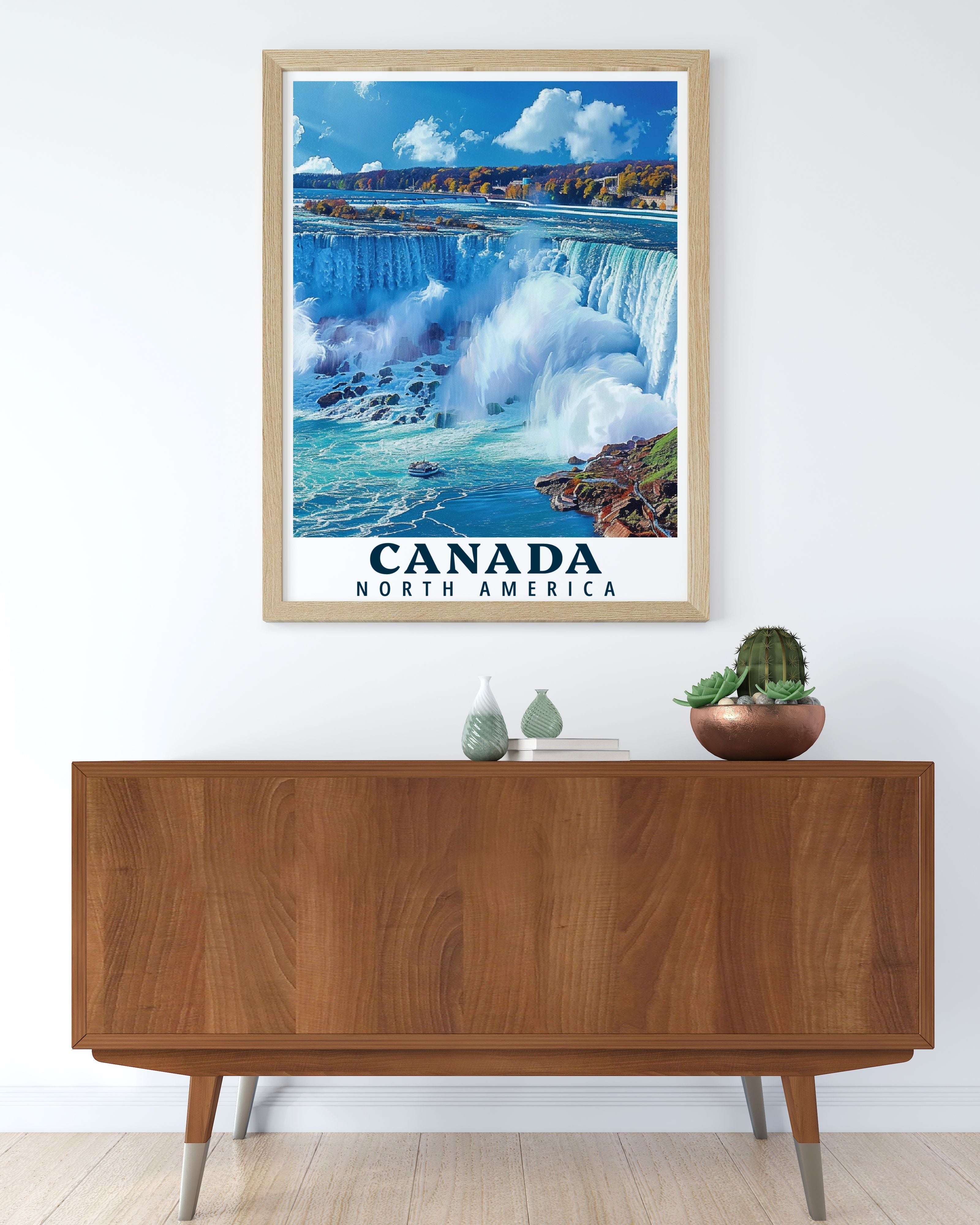 Canada Framed Wall Art - Niagara Falls Wall Decor - Niagara Falls Custom Prints