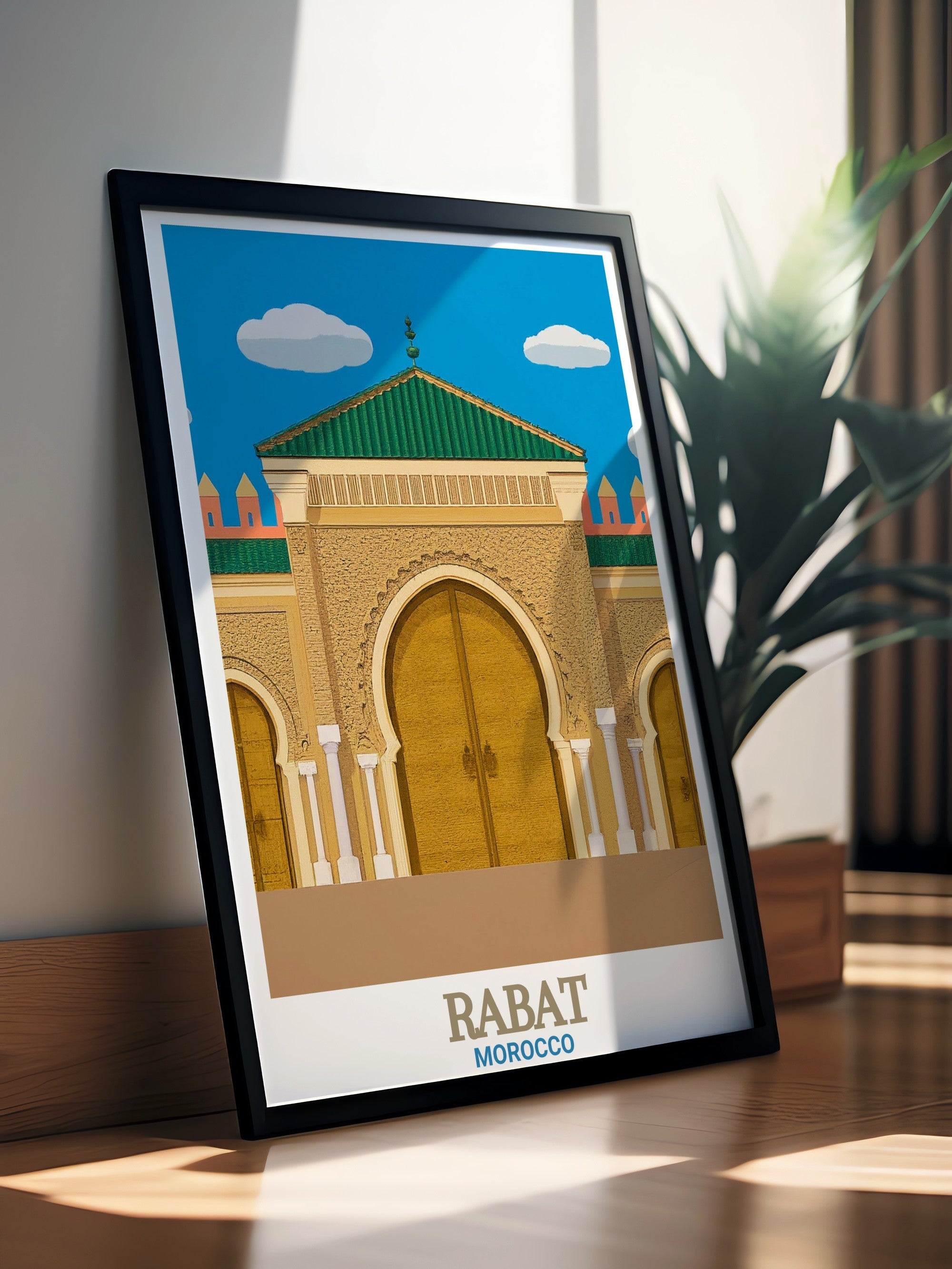 Rabat  Art - Royal Palace  Wall Decor - Morocco  Framed Prints