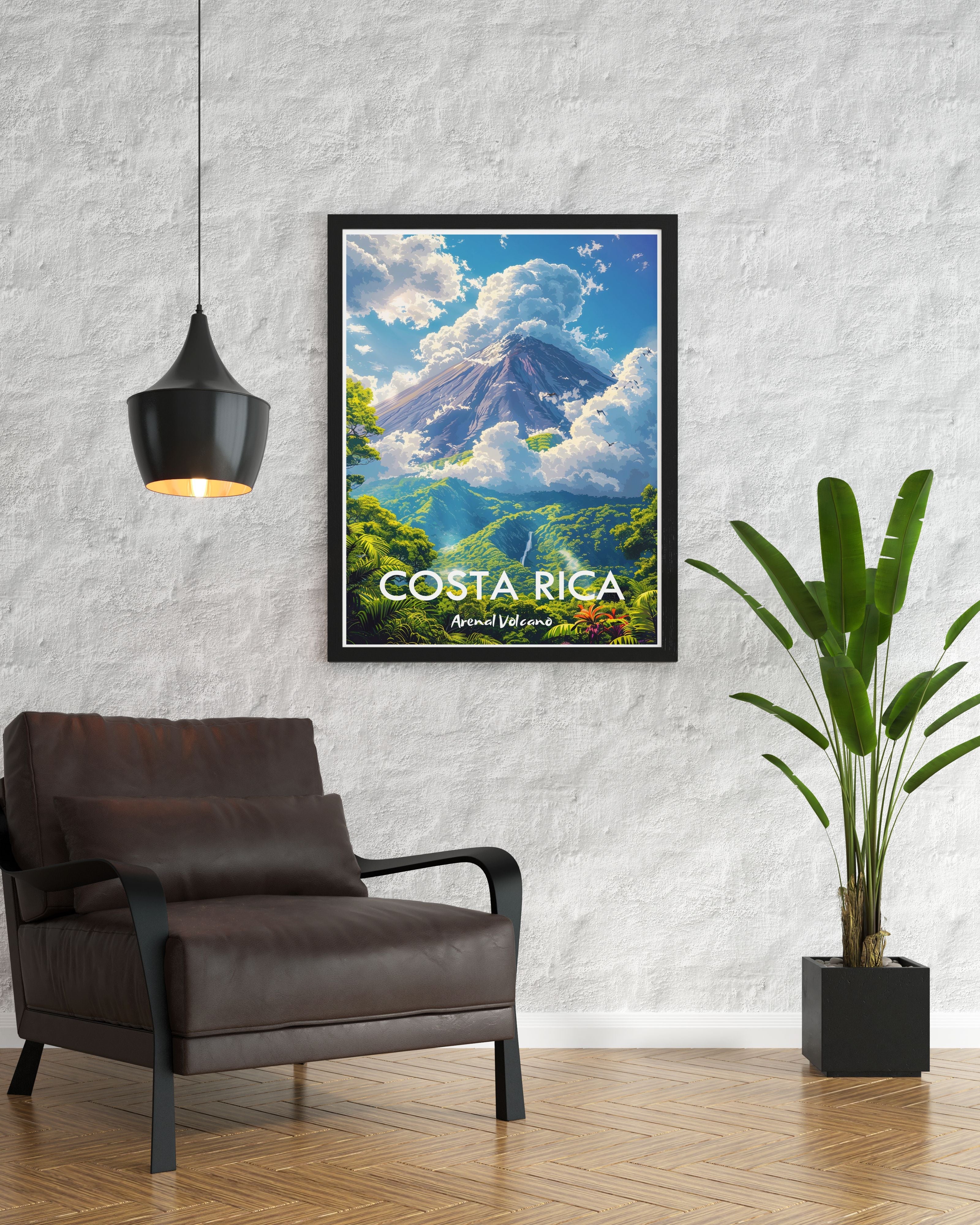Costa Rica Home Decor - Arenal Volcano  Art Prints  - Arenal Volcano  Wall Art
