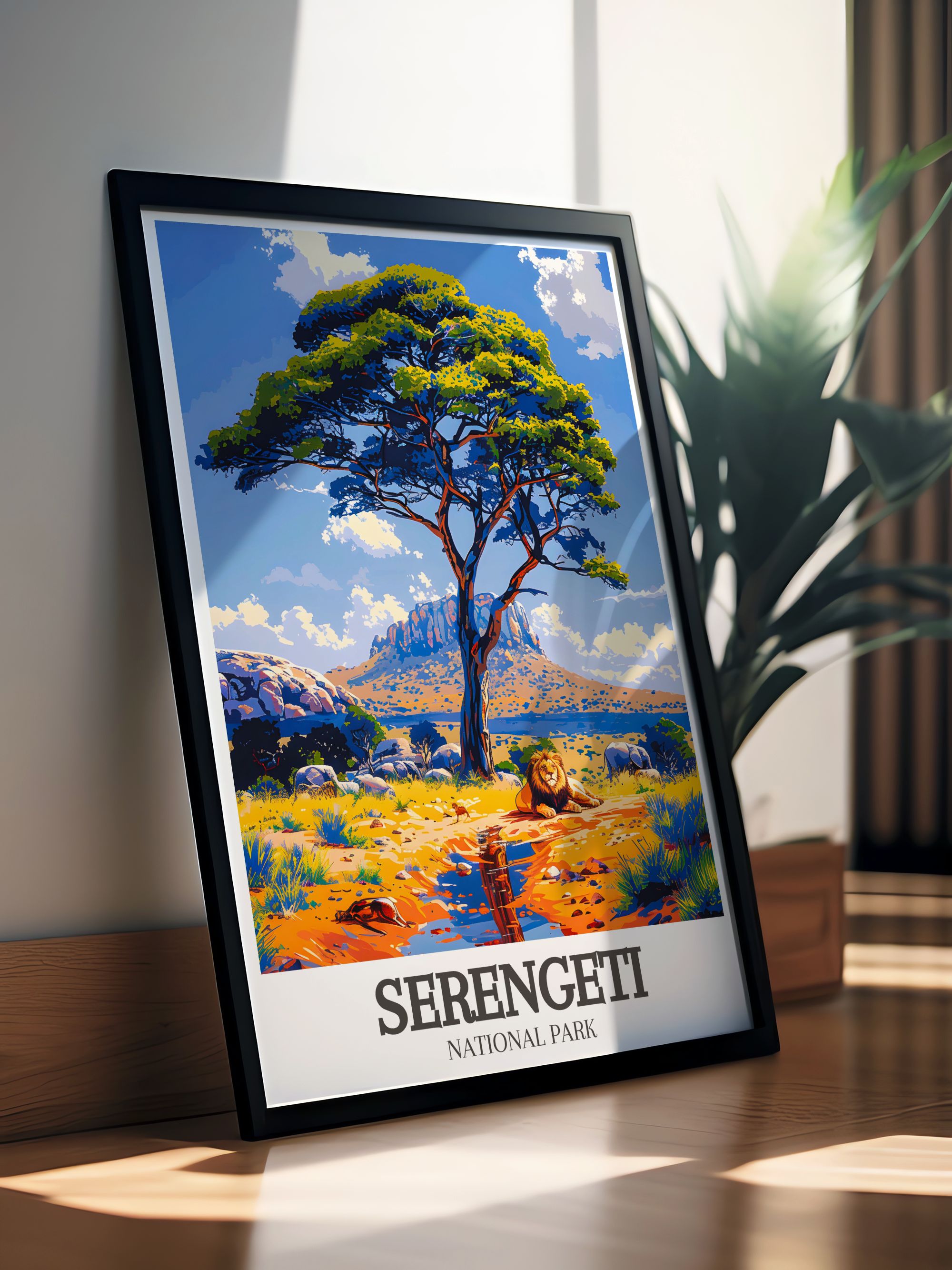 Serengeti Custom Prints - Acacia Tree  Prints - Wildlife Art - Savanna  Art - Tanzania Wall Decor