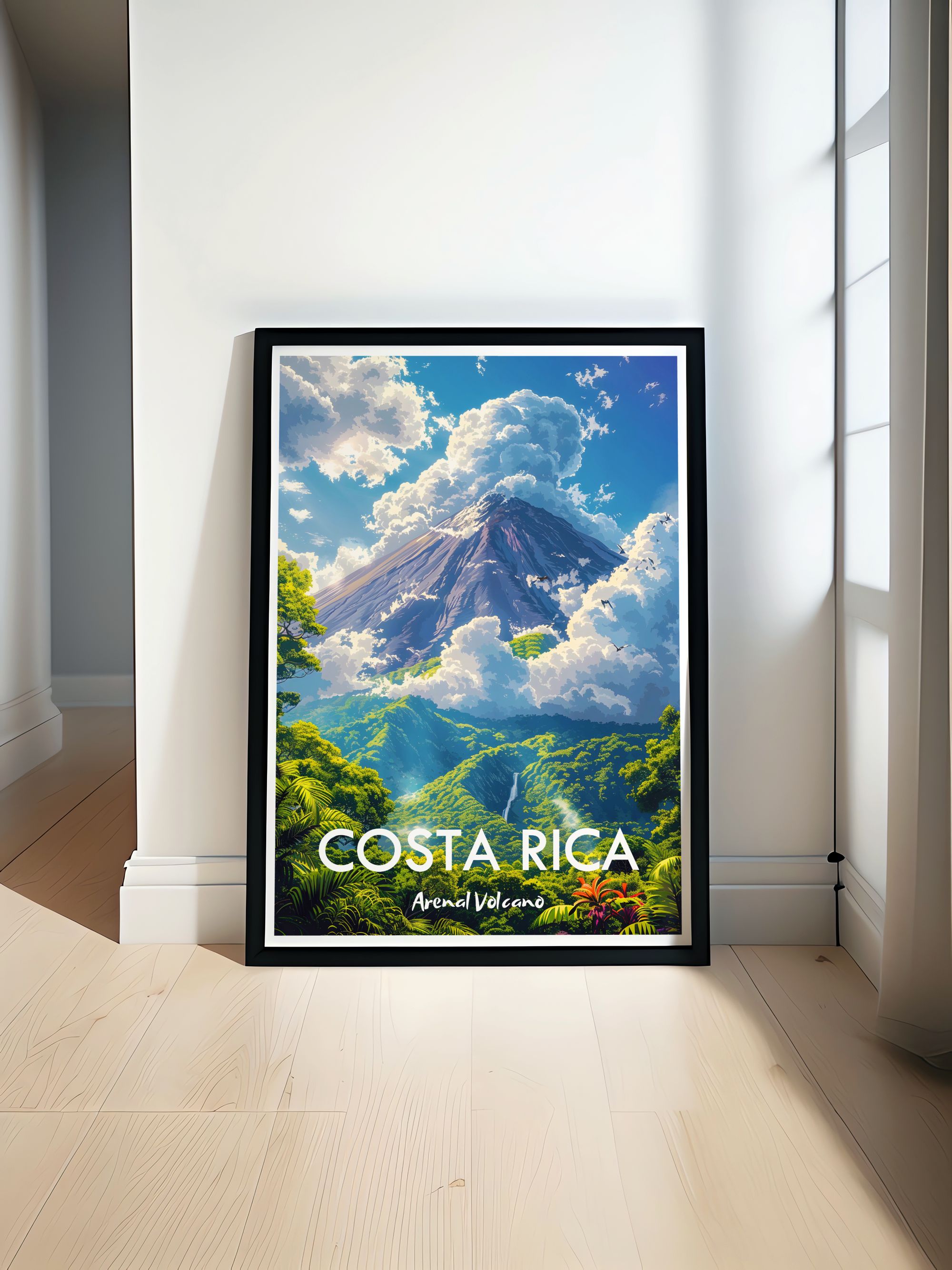 Costa Rica Home Decor - Arenal Volcano  Art Prints  - Arenal Volcano  Wall Art