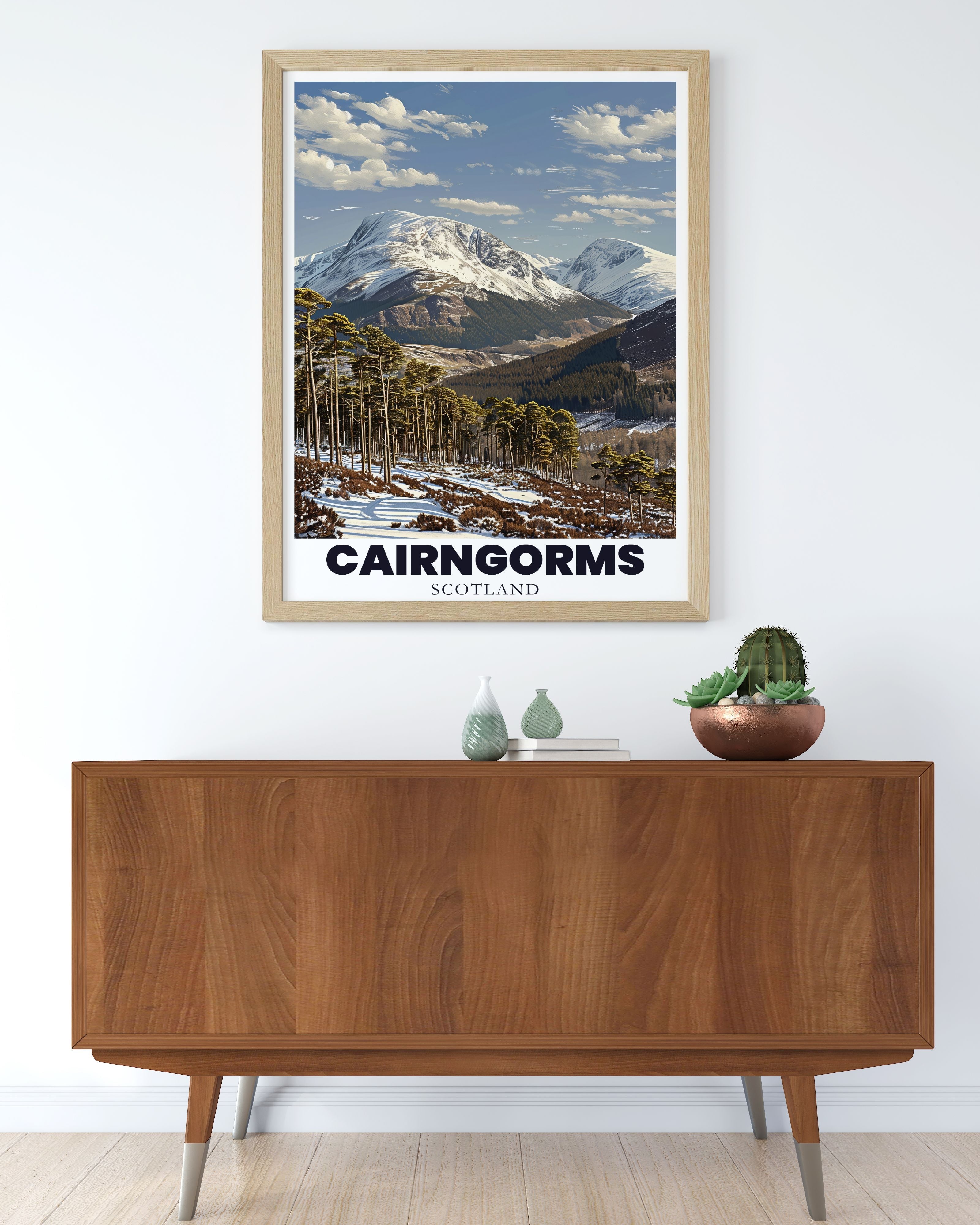 Cairngorms  Art - Cairngorms Mountain Range Prints - Scotland Wall Decor