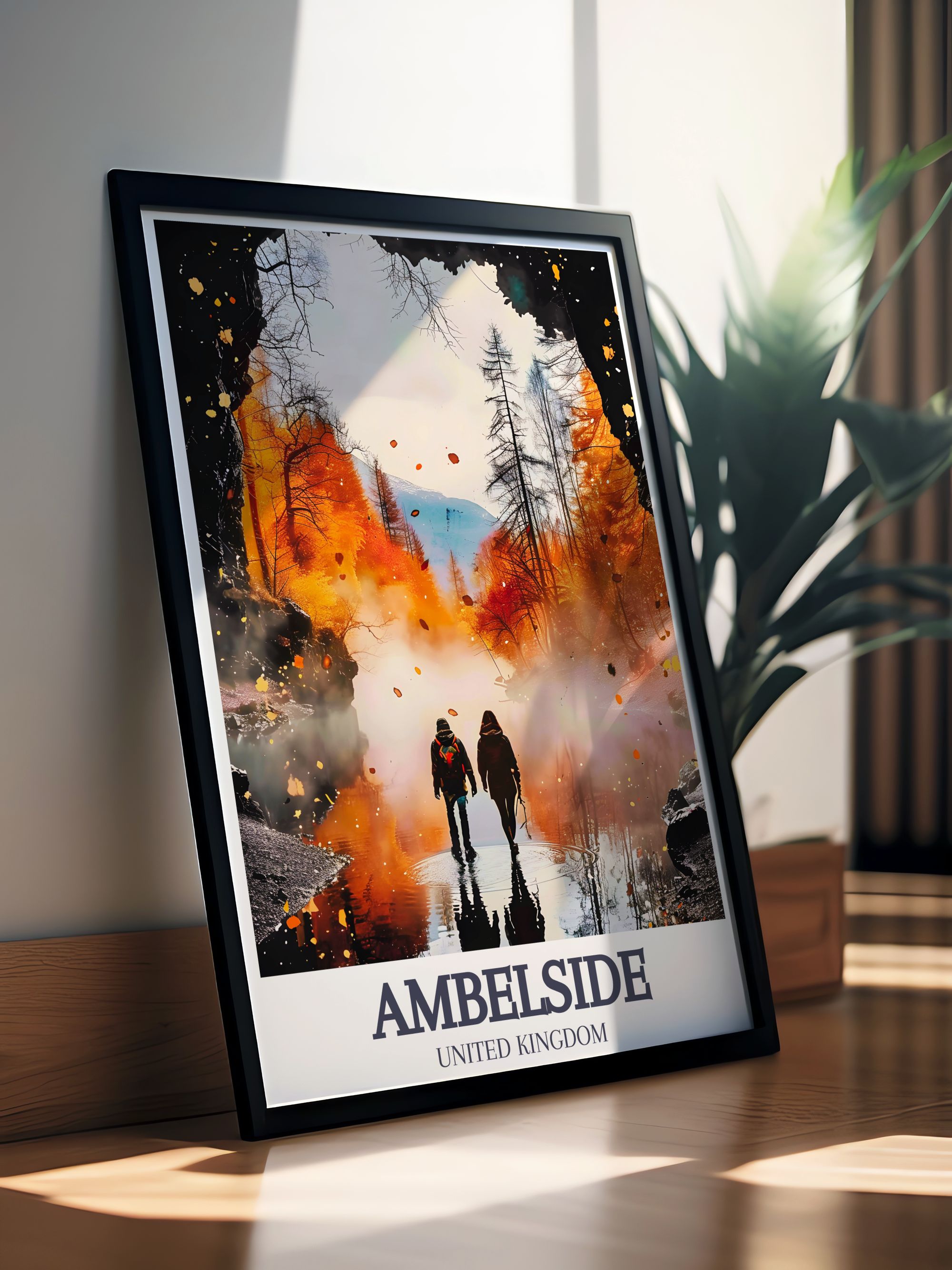 Ambleside Wall Art Rydal Cave Prints Rydal Mount Posters Uk Art Decor