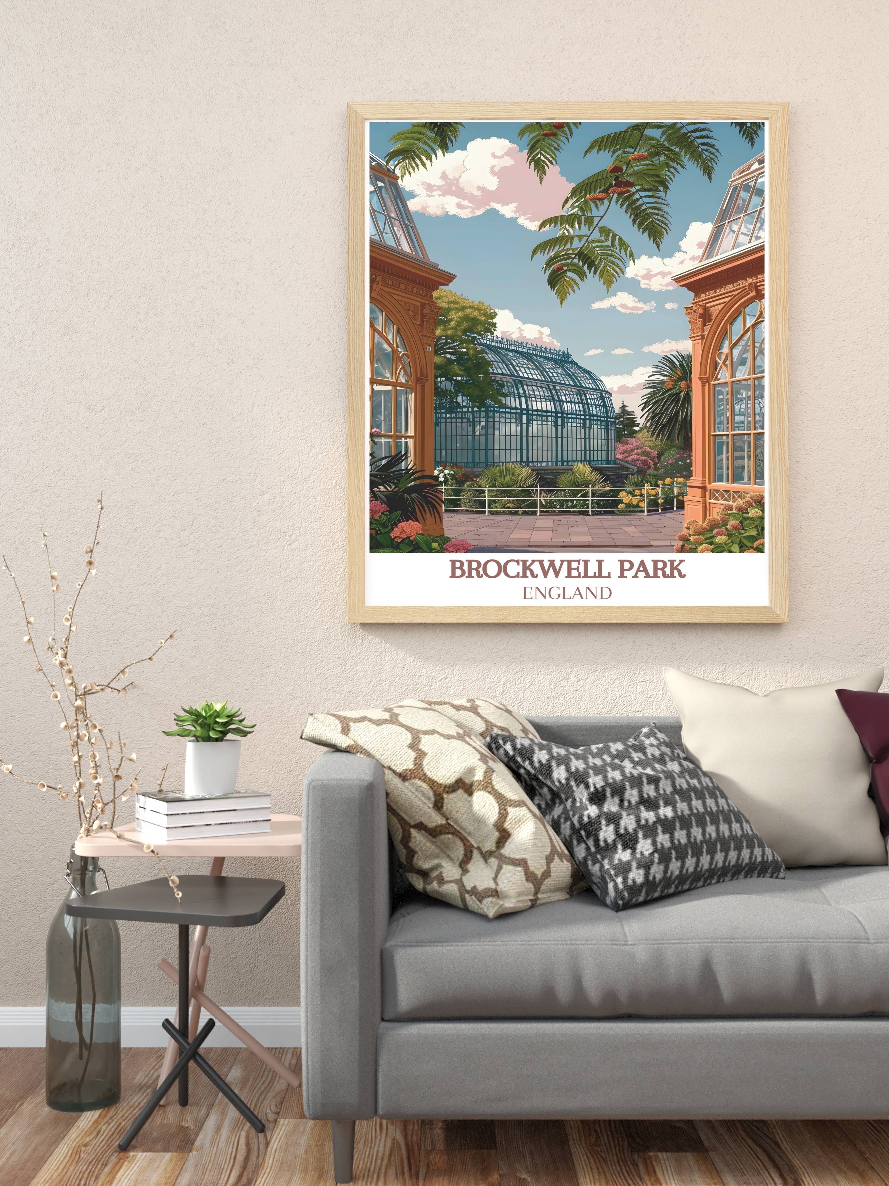 Brockwell Park Fine Art Prints Brockwell Park Greenhouses Wall Art England Wall Decor