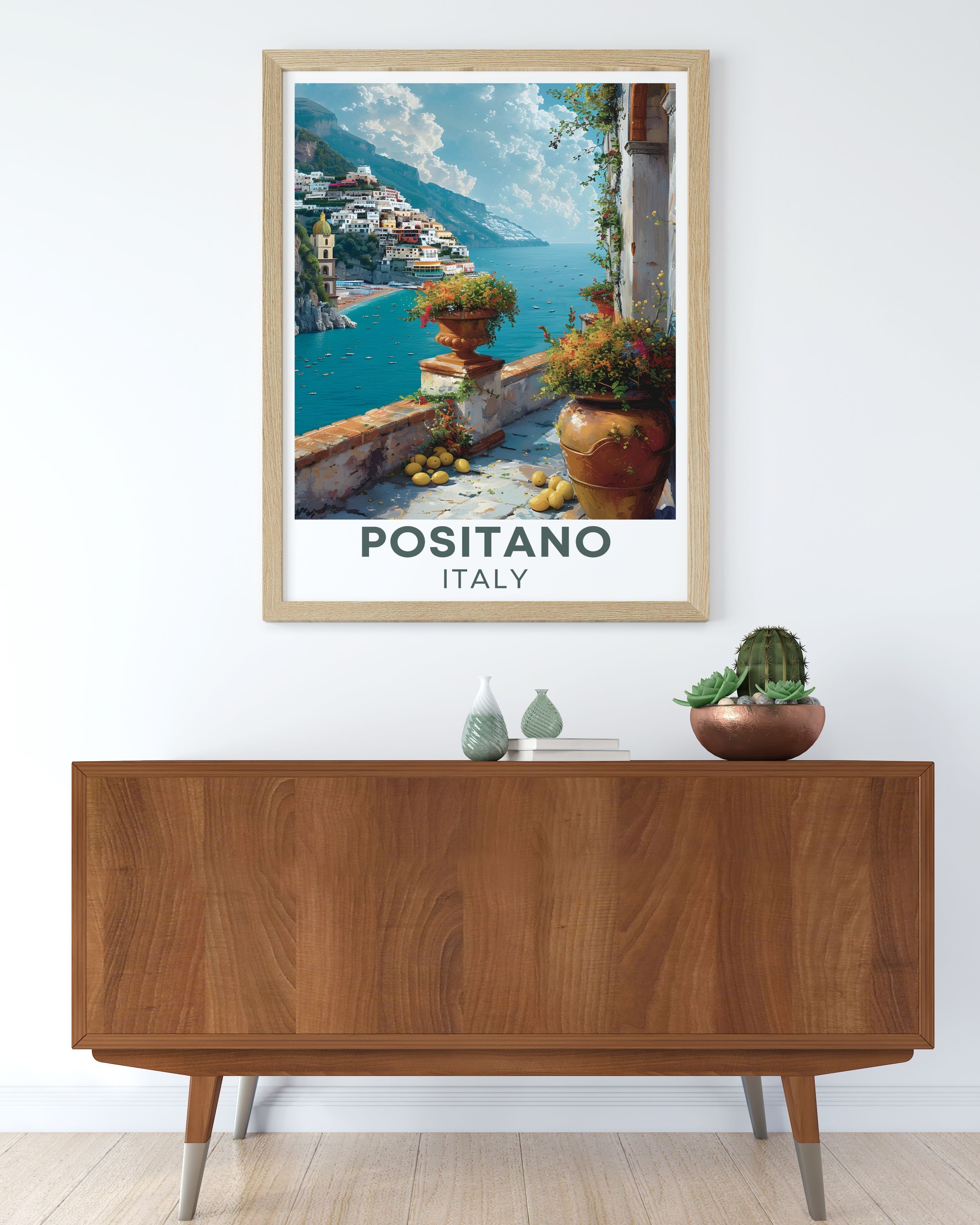 Positano Wall Art Via Positanesi D America Wall Art Via Positanesi D America Wall Decor Italy Prints