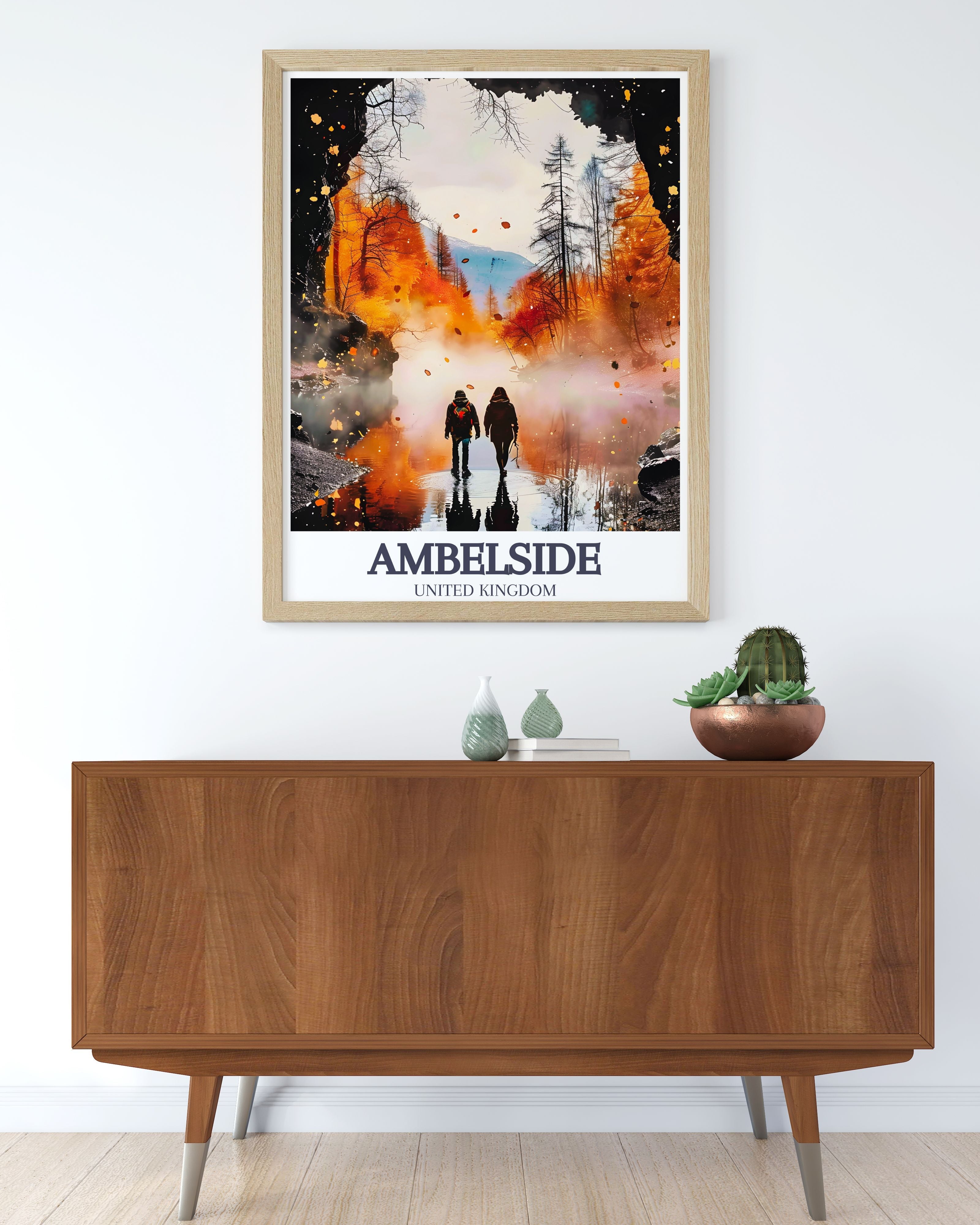 Ambleside Wall Art Rydal Cave Prints Rydal Mount Posters Uk Art Decor