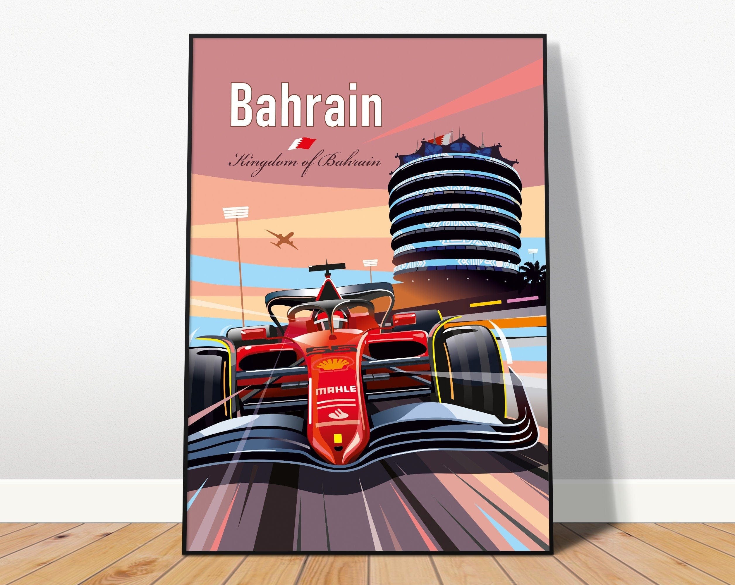 Poster Formel 1 Länder Städte Rennstrecke Rennfahrer Rennwagen · Deko Print ohne Rahmen-4