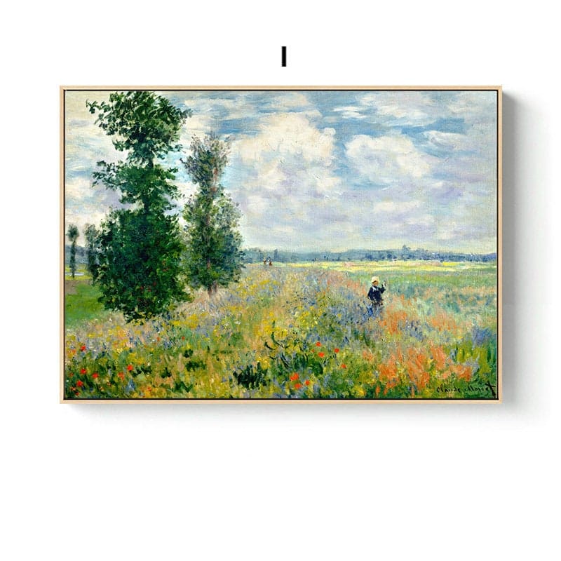 Poster Vintage Claude Monet · Deko Print ohne Rahmen-9