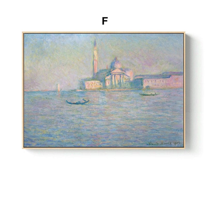 Poster Vintage Claude Monet · Deko Print ohne Rahmen-6