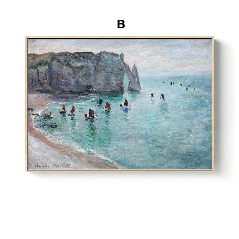 Poster Vintage Claude Monet · Deko Print ohne Rahmen-2