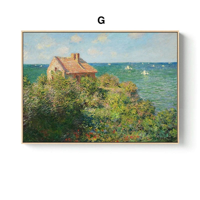 Poster Vintage Claude Monet · Deko Print ohne Rahmen-7