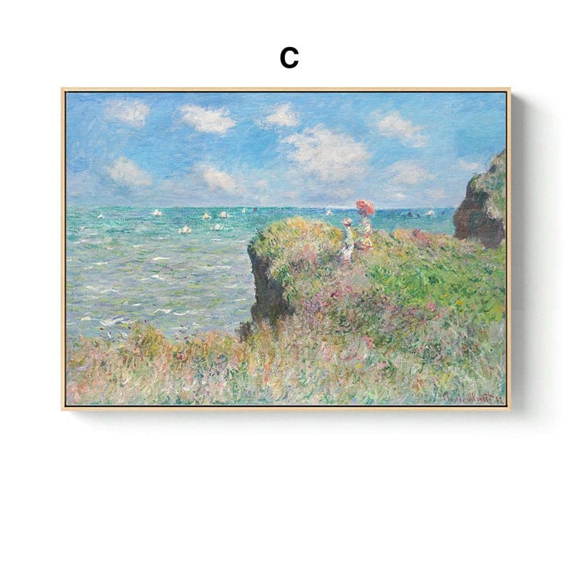 Poster Vintage Claude Monet · Deko Print ohne Rahmen-3