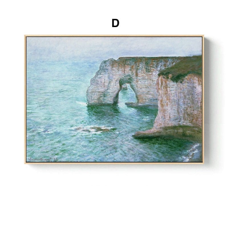 Poster Vintage Claude Monet · Deko Print ohne Rahmen-4