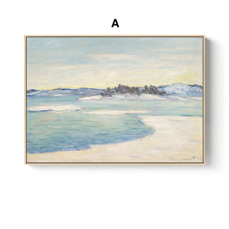 Poster Vintage Claude Monet · Deko Print ohne Rahmen-1