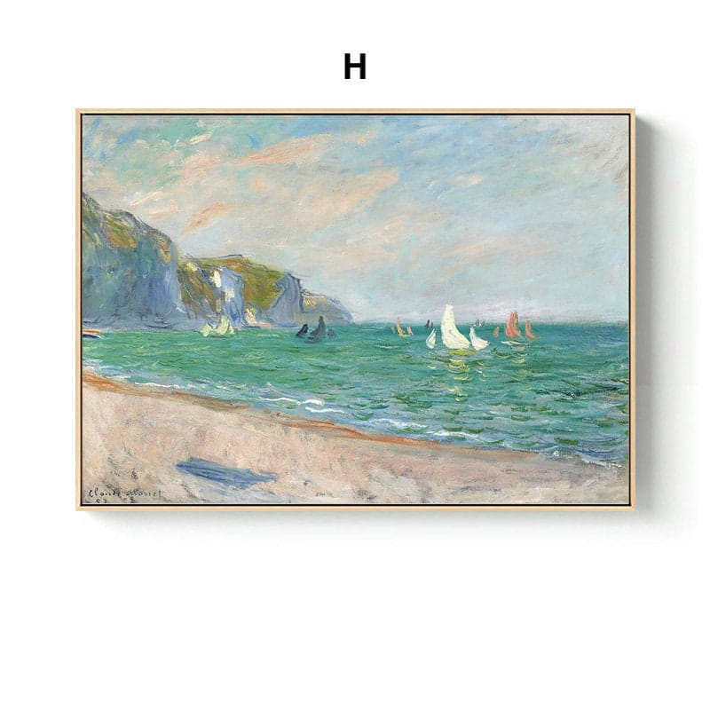 Poster Vintage Claude Monet · Deko Print ohne Rahmen-8