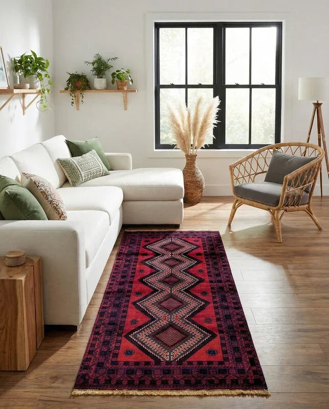 Baluchi Tribal Rug - 202 x 104 cm